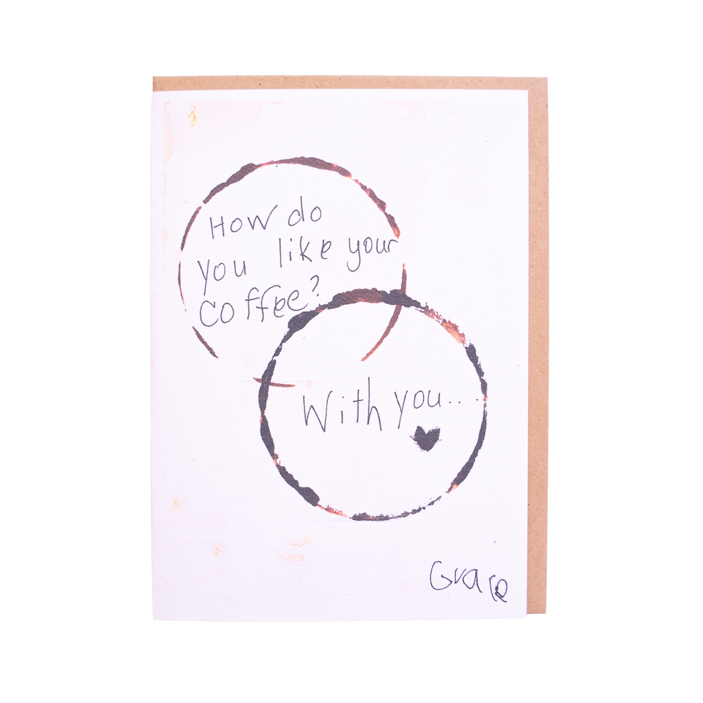 'With You' Card