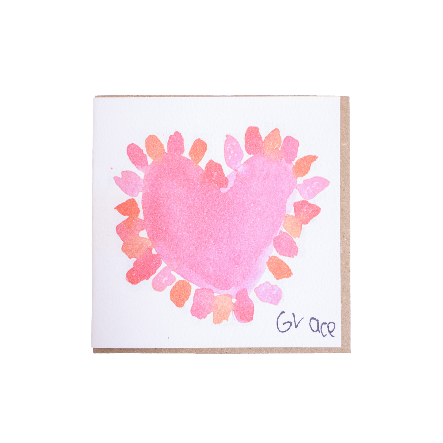 'Pink Petals' Mini Card