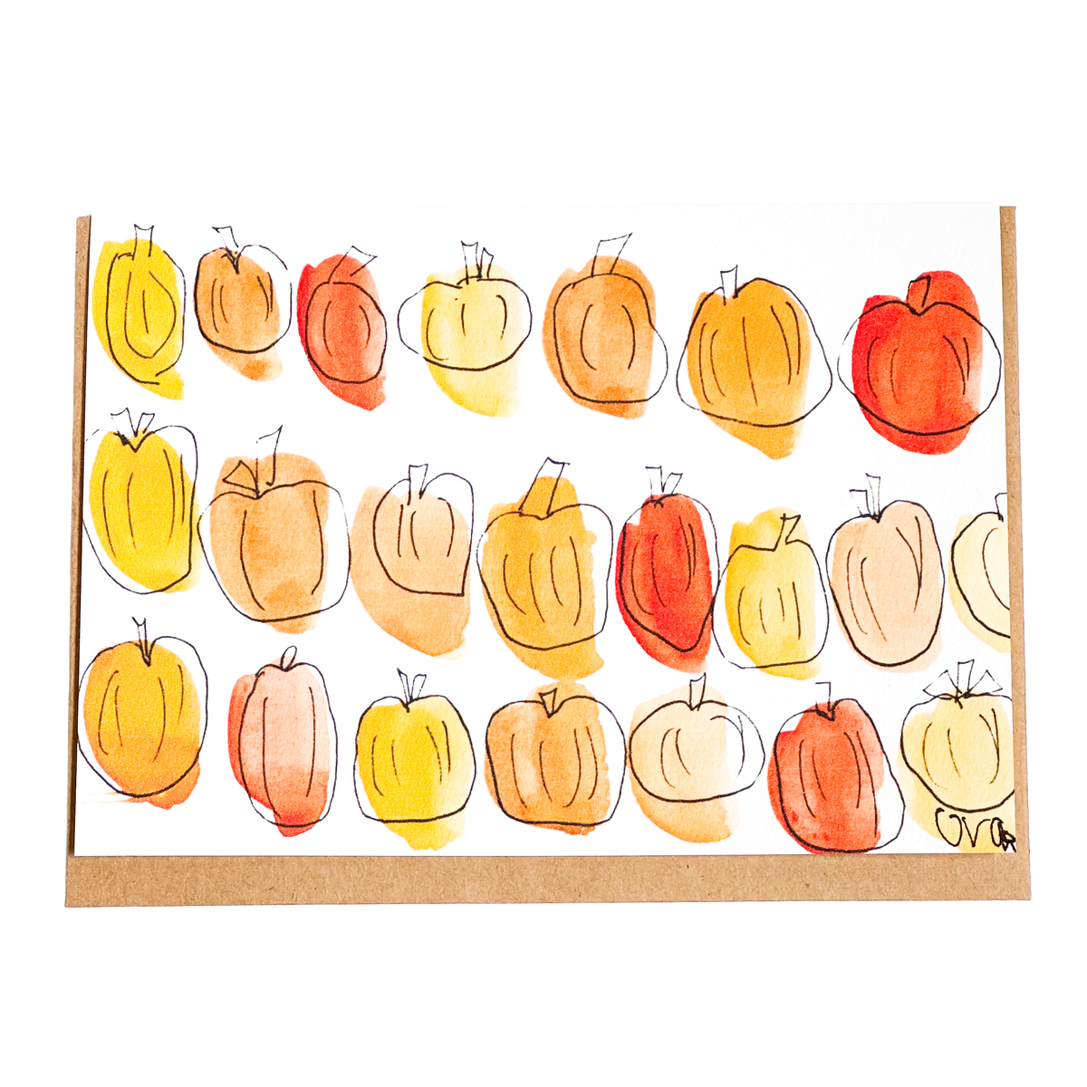 'Pumpkin "Work"' Card