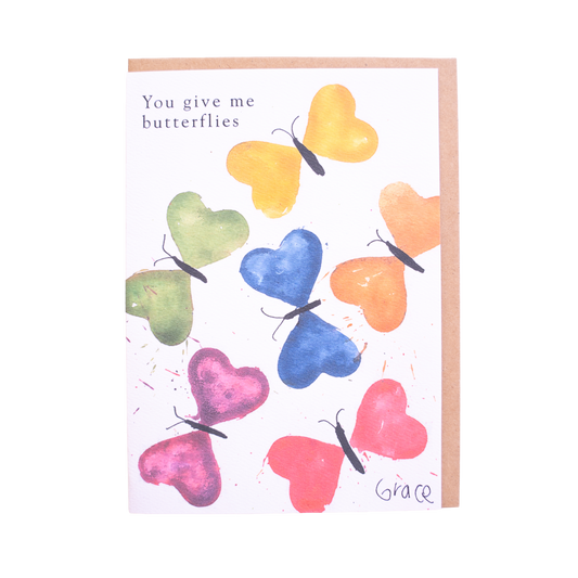 'Butterflies' Card