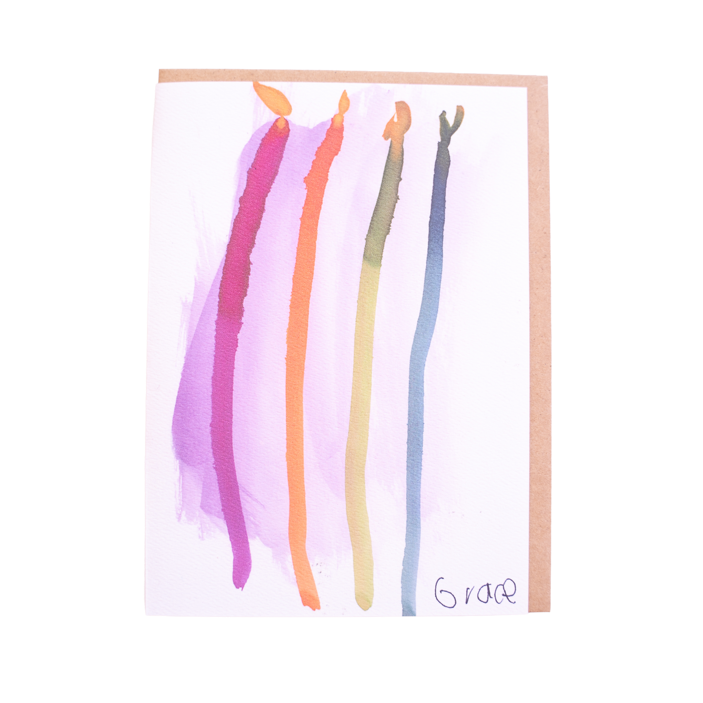 'Candles' Card