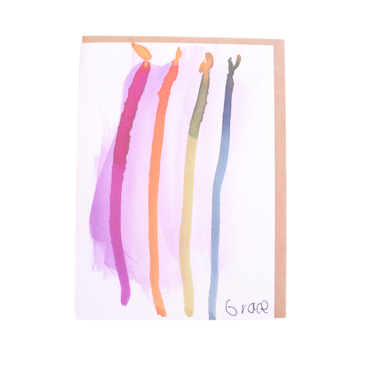 'Candles' Card