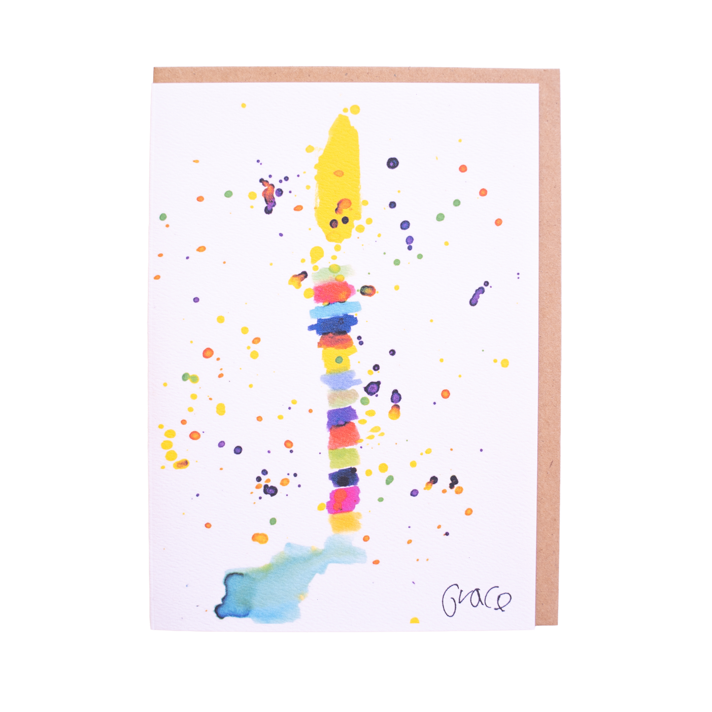 'Candles & Confetti' Card