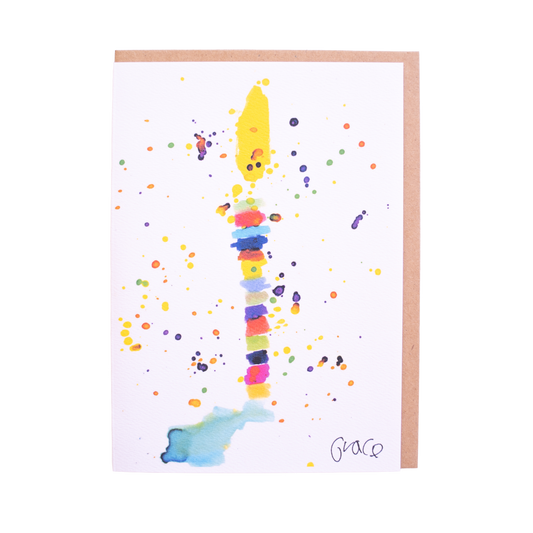 'Candles & Confetti' Card