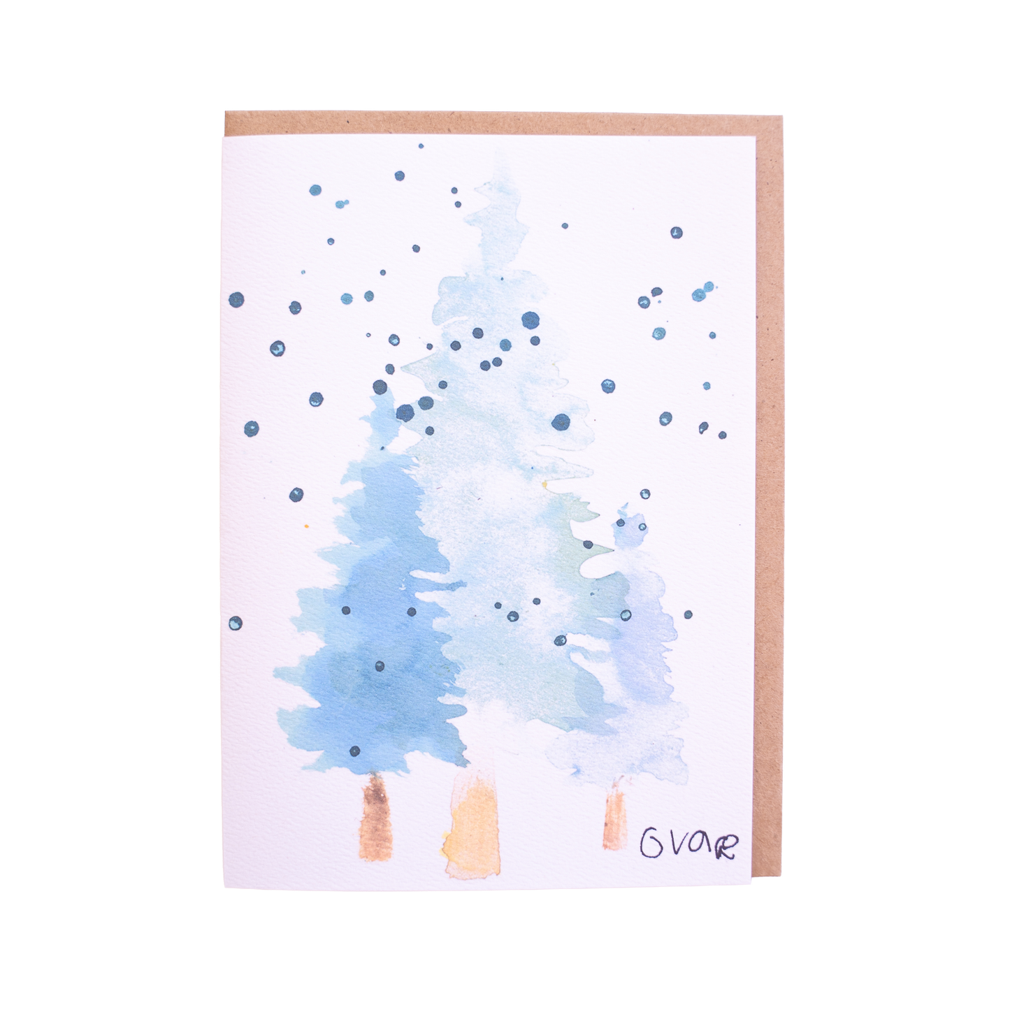 'Blue Christmas' Card