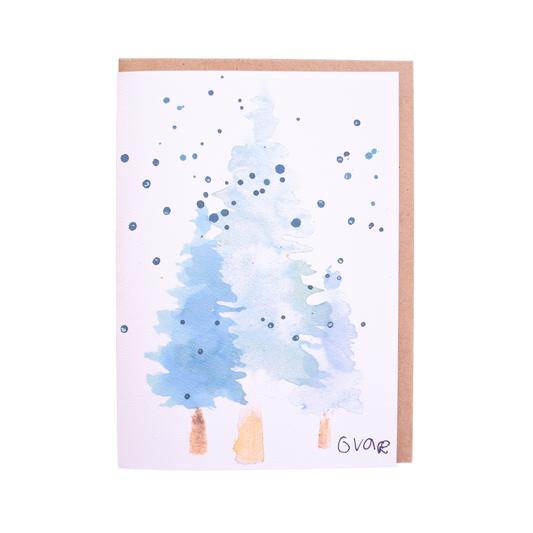 'Blue Christmas' Card