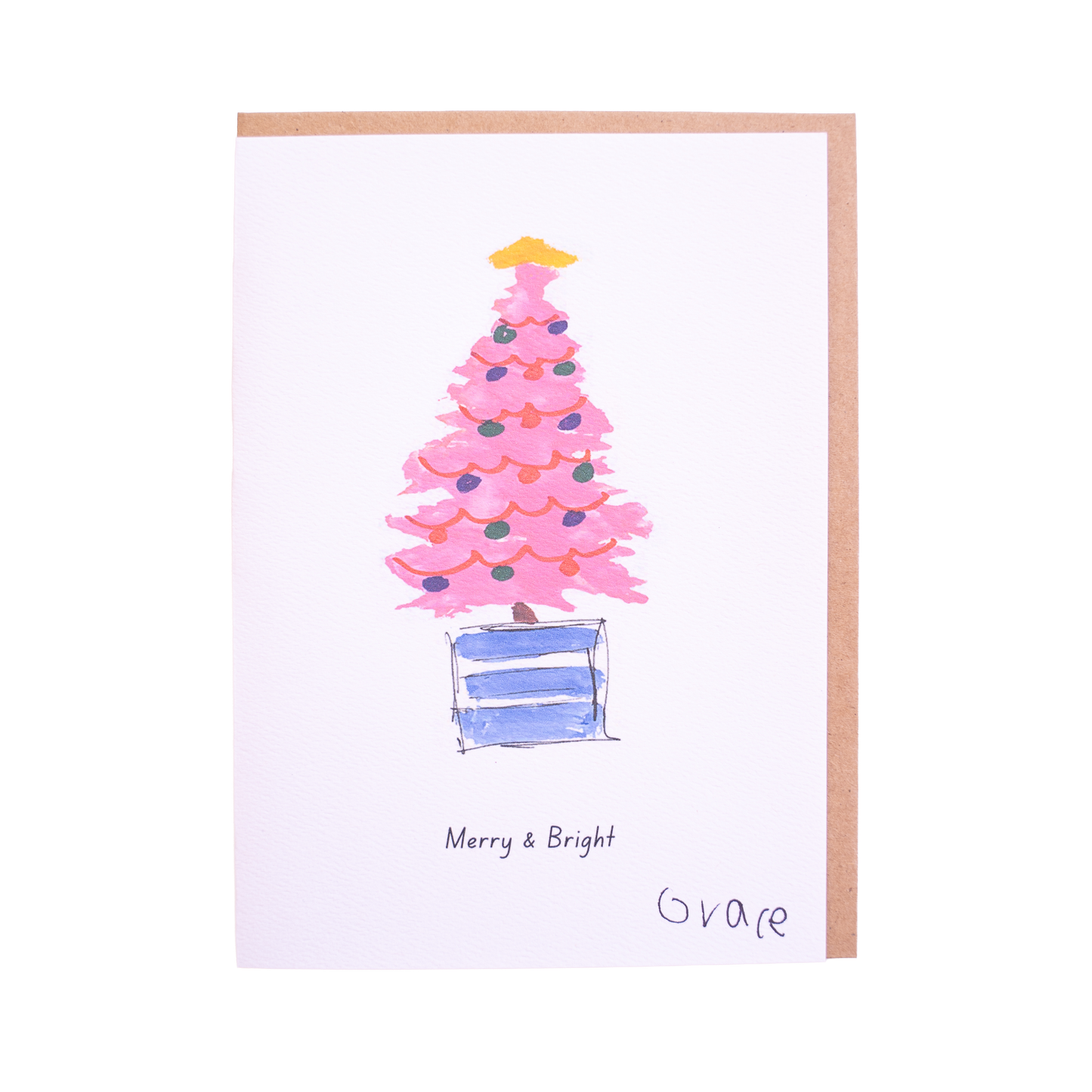 'Merry & Bright' Card