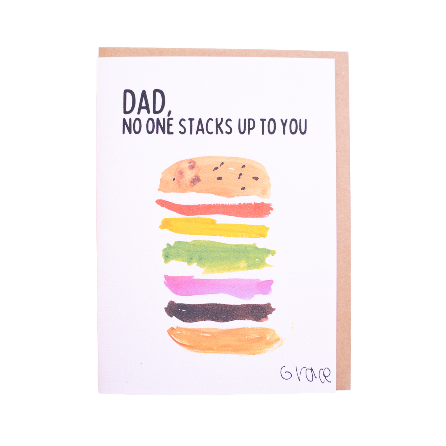'No One Stacks Up To You' Card