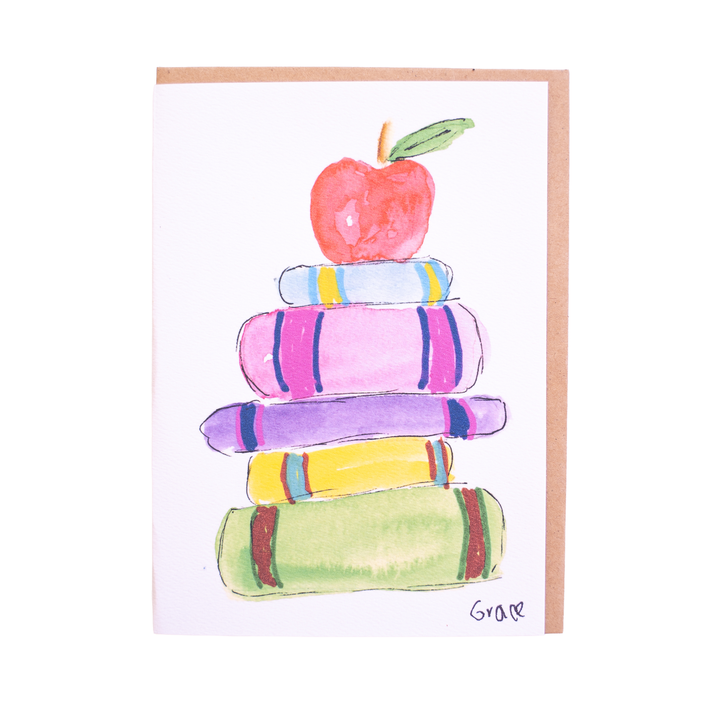 'Knowledge Stacked High' Card