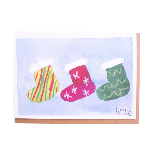 'Holiday Feels - Stockings' Card