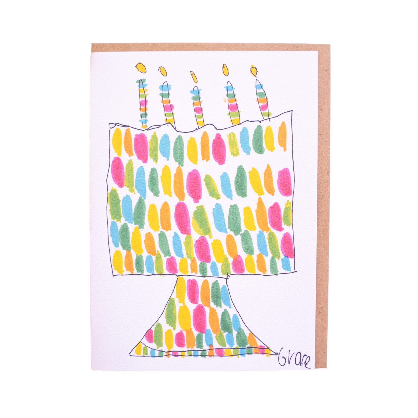 'Here Comes the Cake' Card