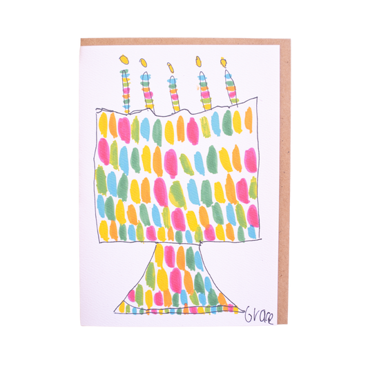 'Here Comes the Cake' Card