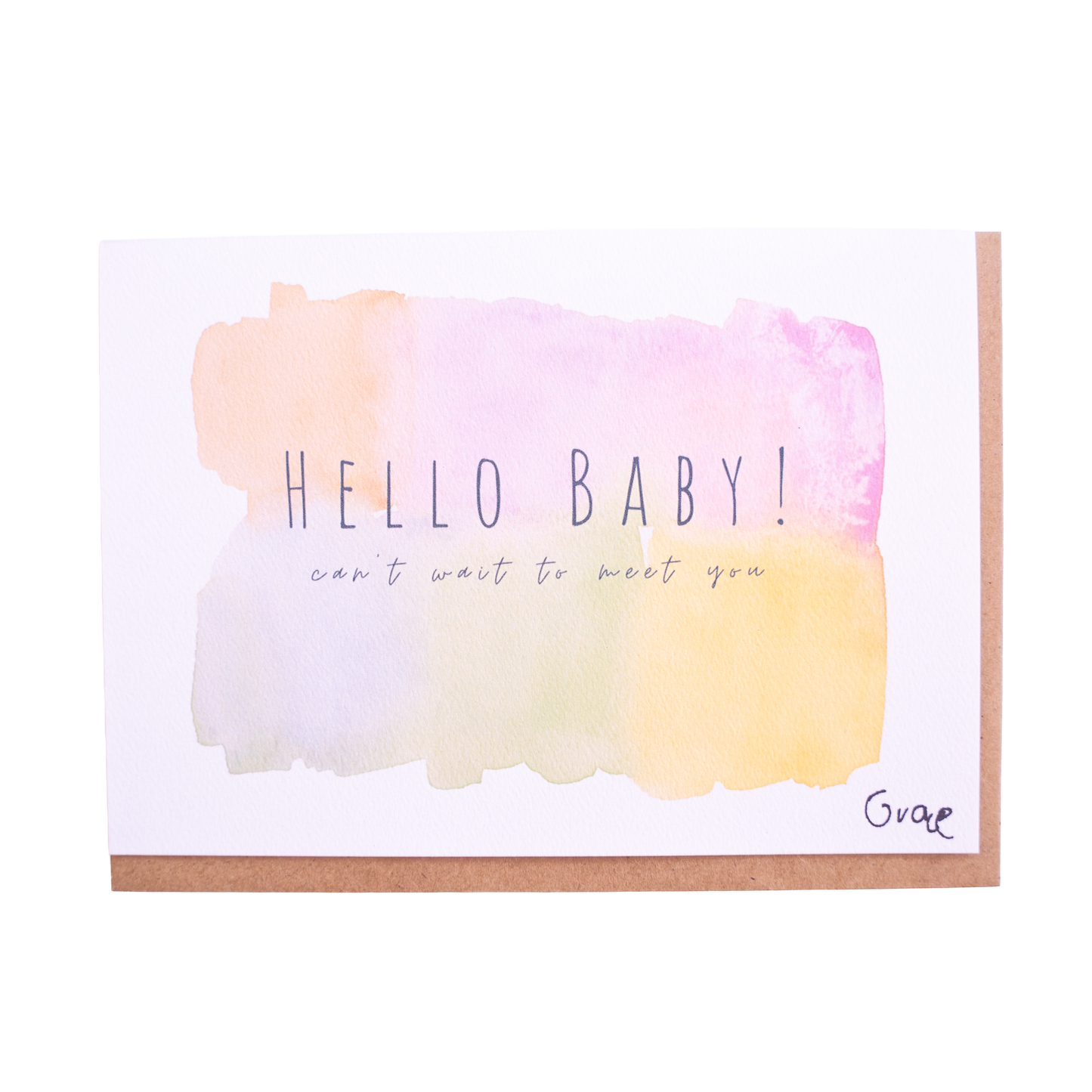 'Hello Baby' Card