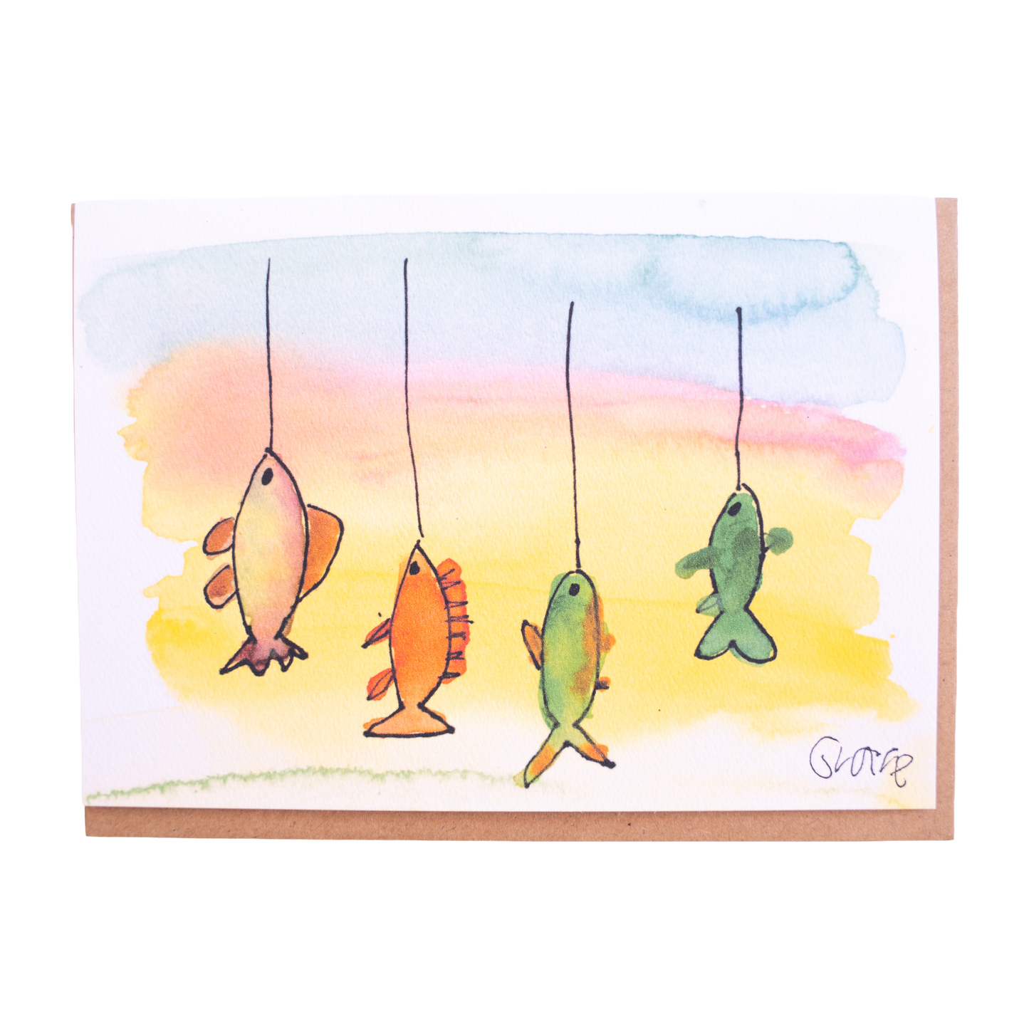 'Hooked' Card