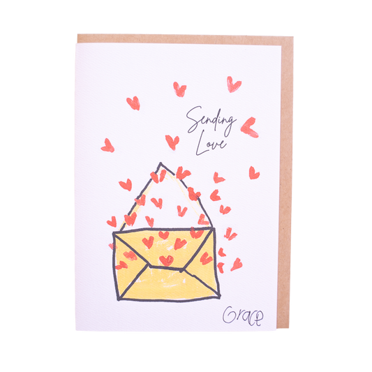 'Sending Love' Card