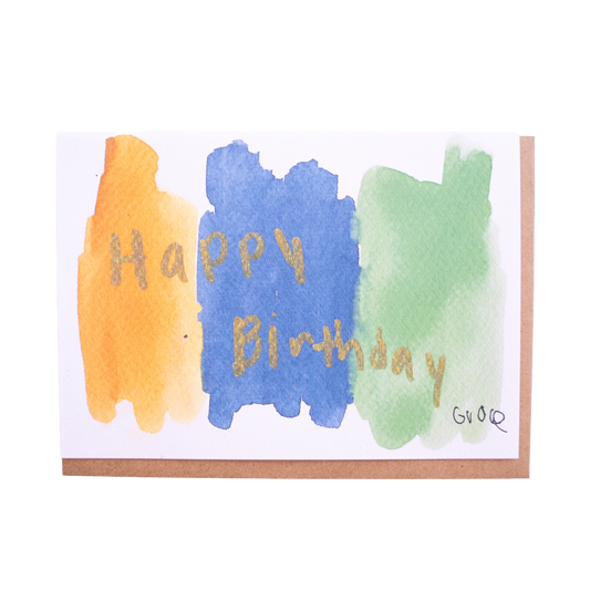 'Happy Birthday' Card