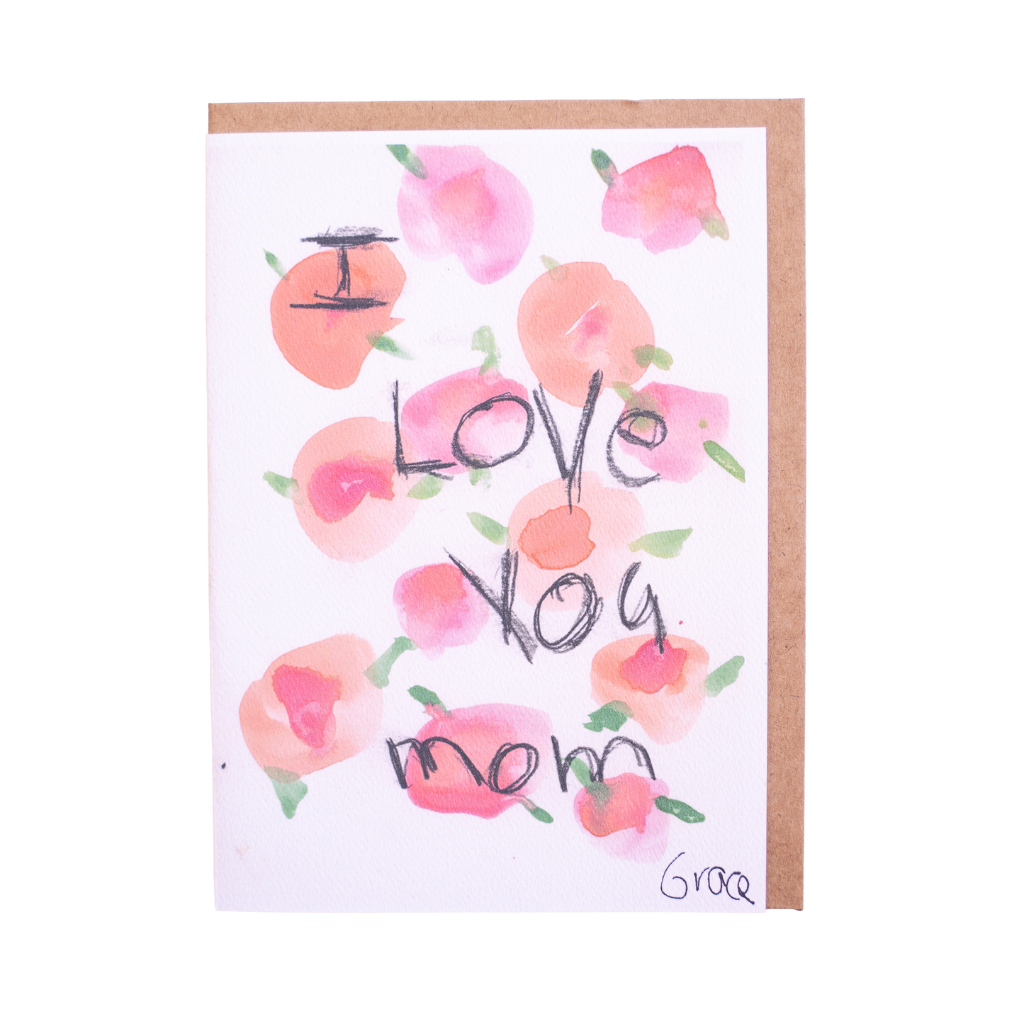 'I Love You Mom' Card