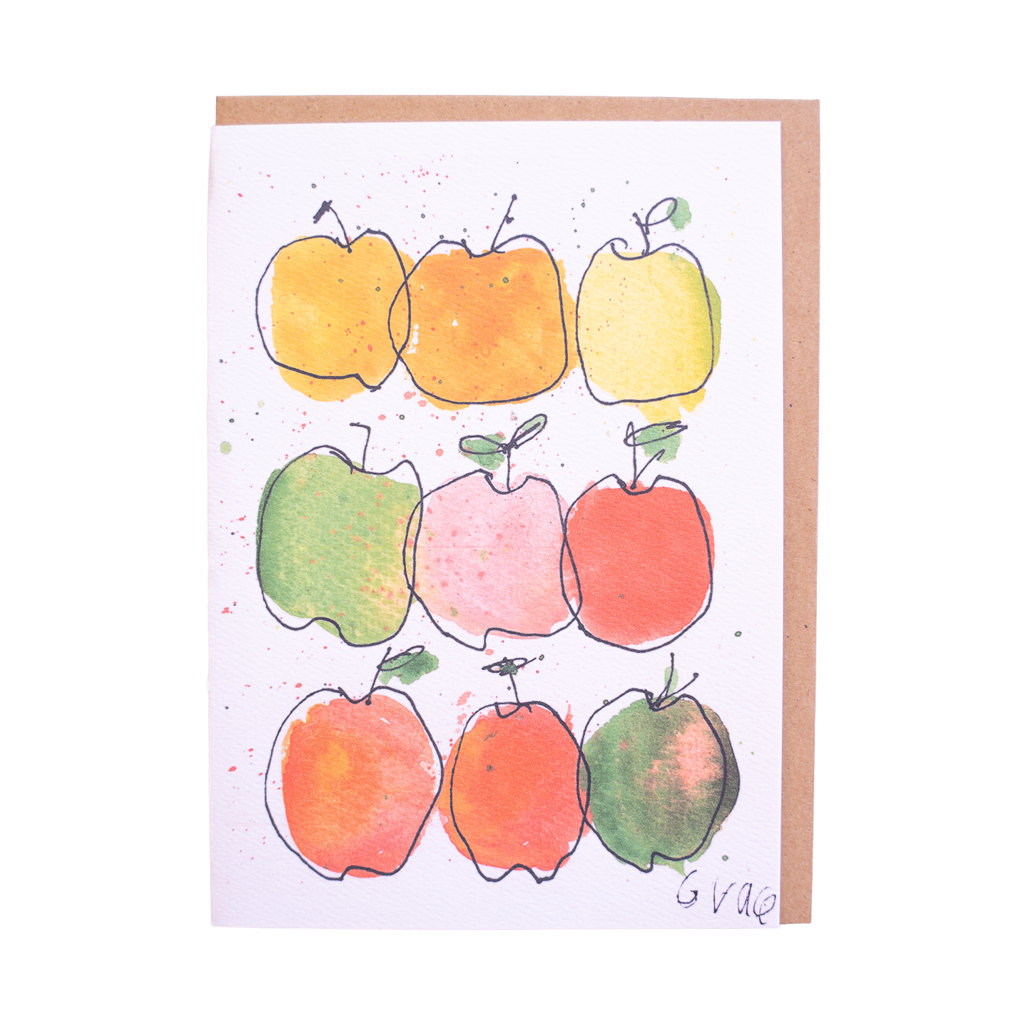 'Apple Picking' Card