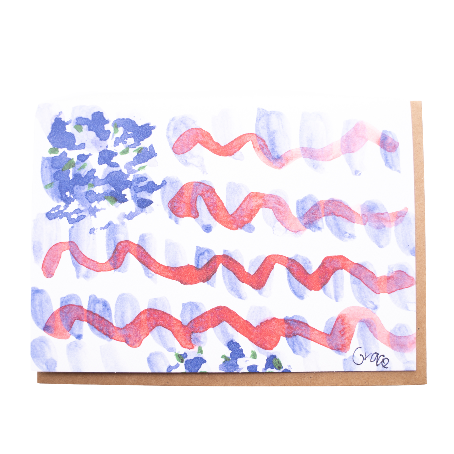 'Proudly Waving' Card
