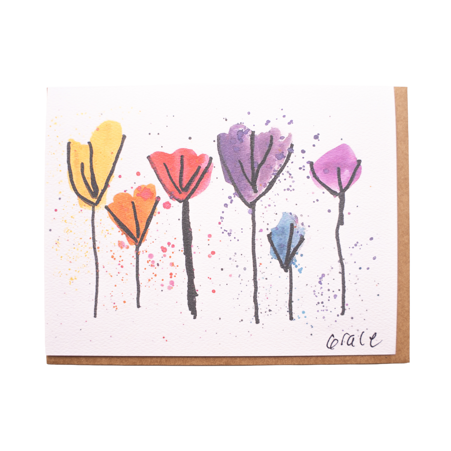 'Flowers #1' Card