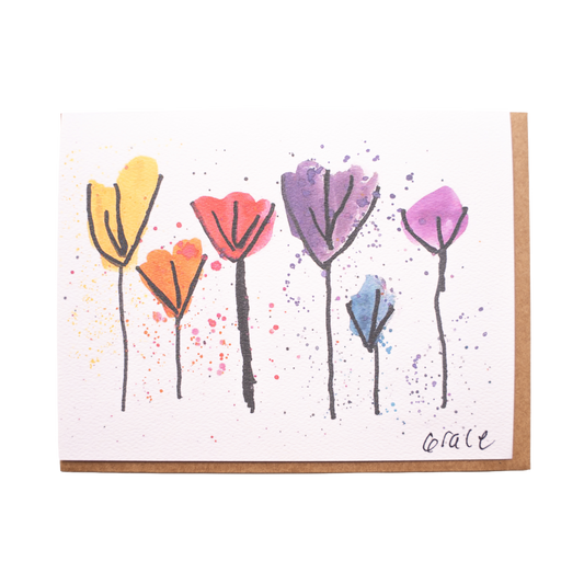 'Flowers #1' Card