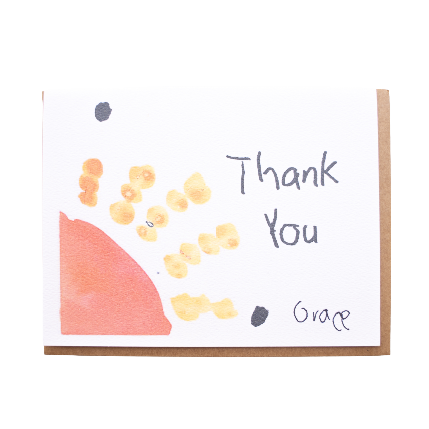 'Thank You - Yellow' Card