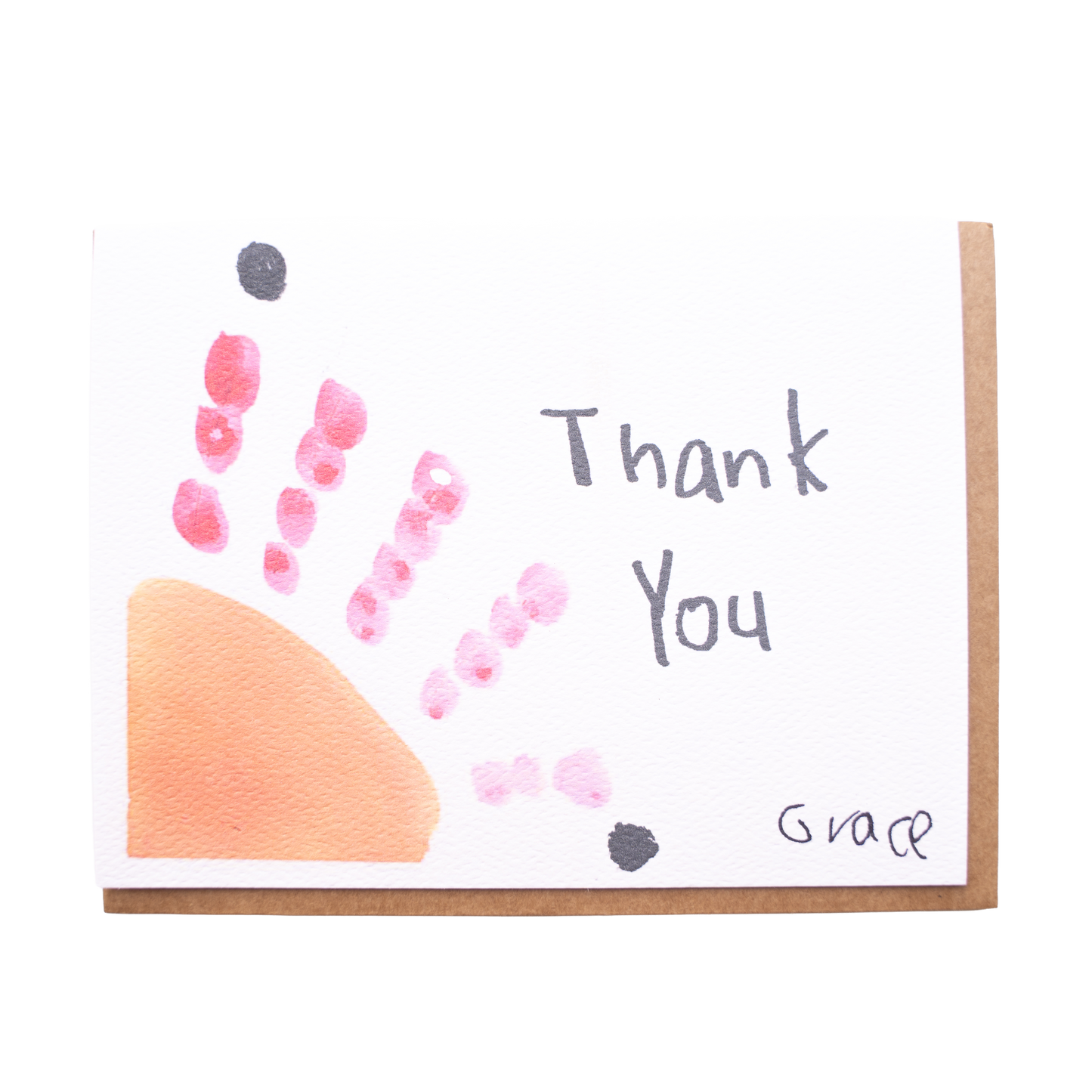 'Thank You - Pink' Card