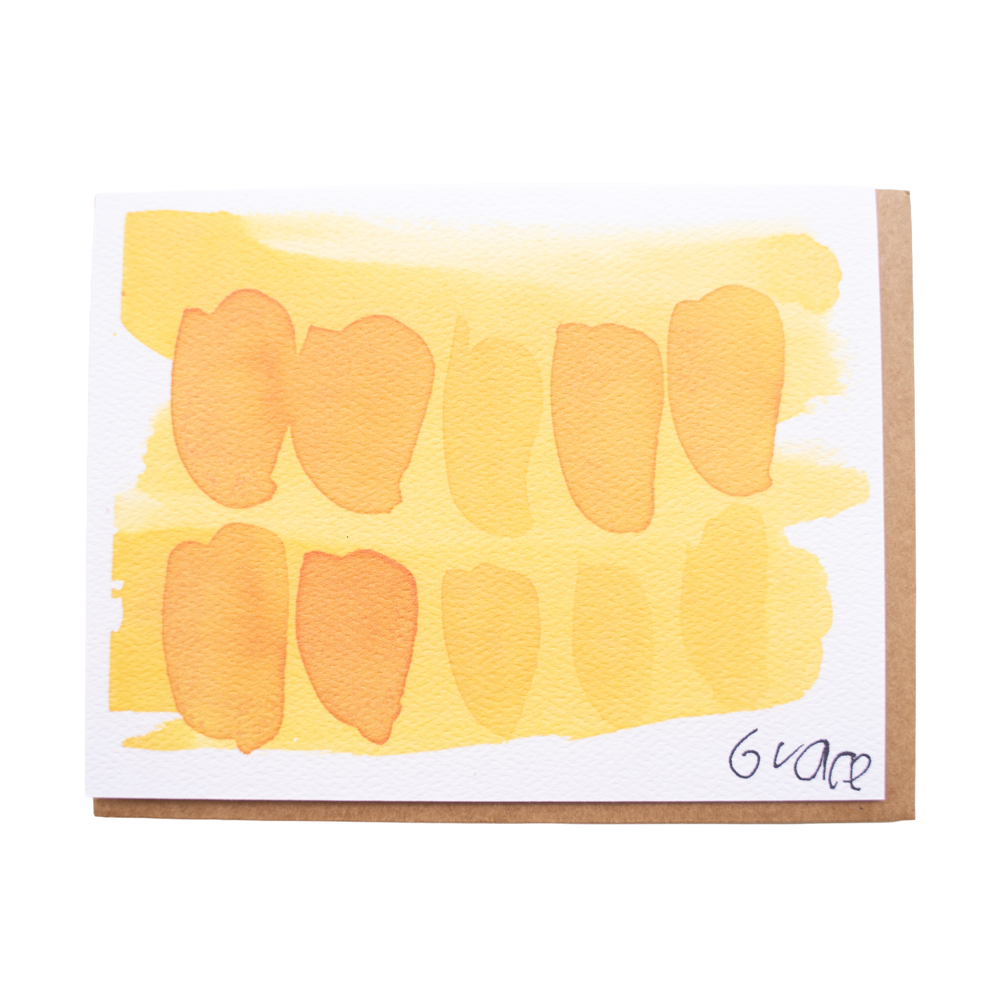 'Working in Color - Yellow' Card