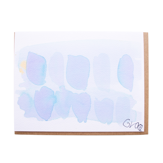'Working in Color - Blue' Card