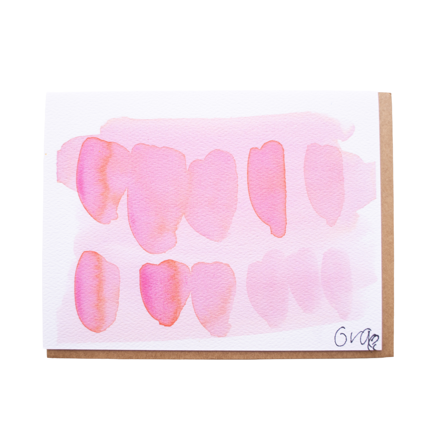 'Working in Color - Pink' Card