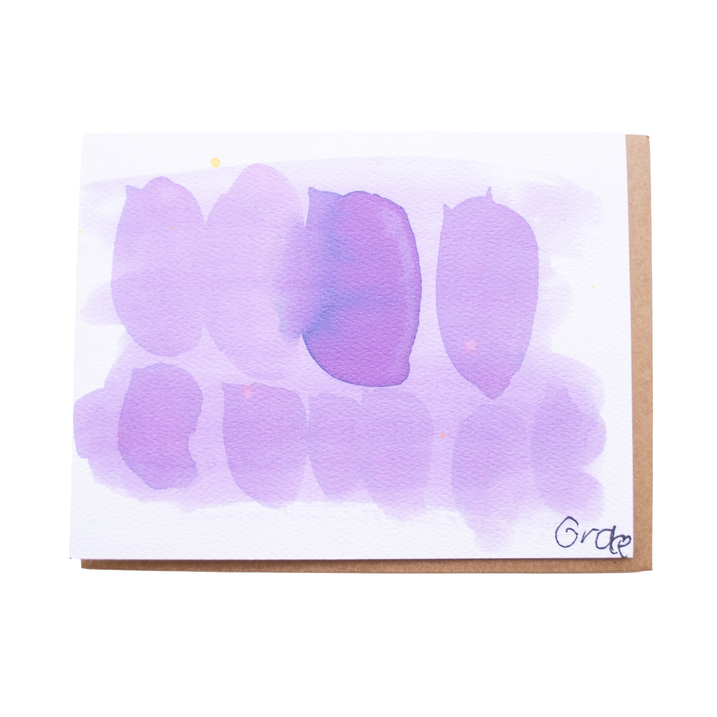 'Working in Color - Purple' Card