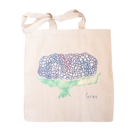 'Hydrangeas' Canvas Tote