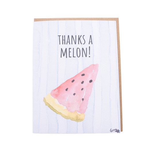 'Thanks a Melon' Card