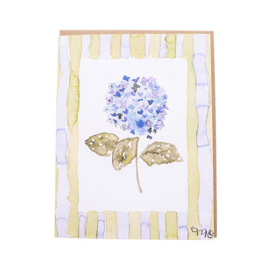 'Blue in Bloom' Card