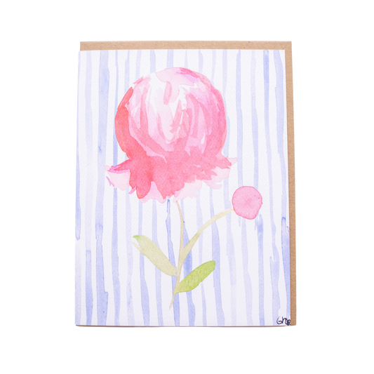 'Sweet Peony' Card