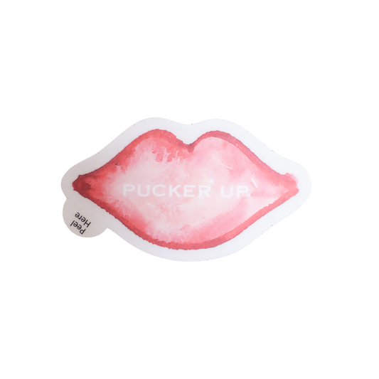 'Pucker Up' Sticker