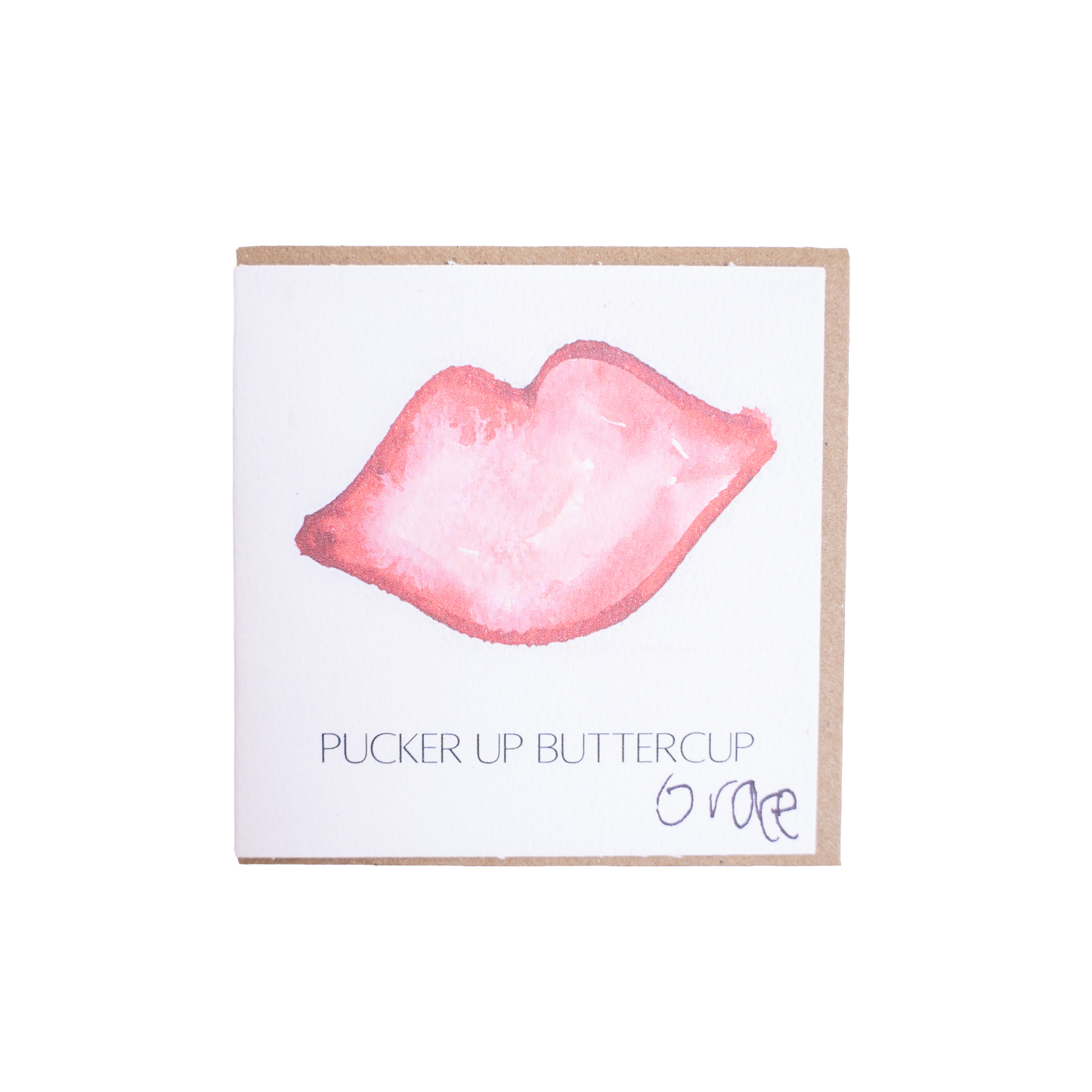 'Pucker Up' Mini Card