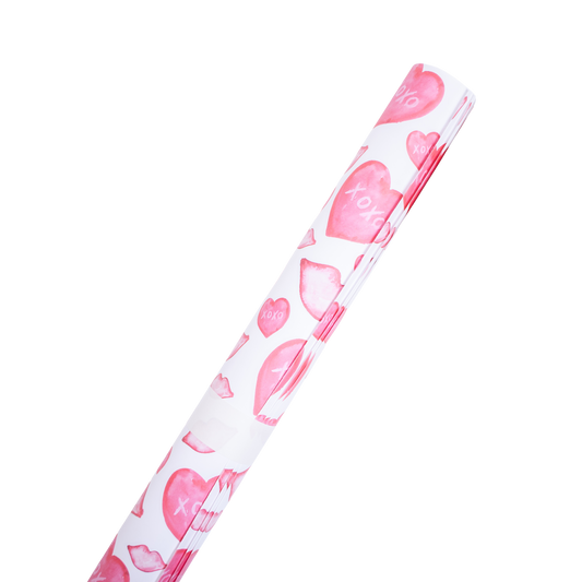 'Pucker Up, XOXO' Wrapping Paper Sheets
