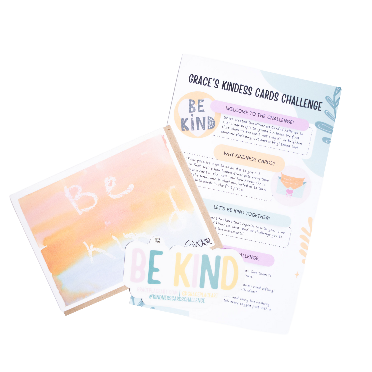 'Be Kind' - Kindness Cards Challenge Kit